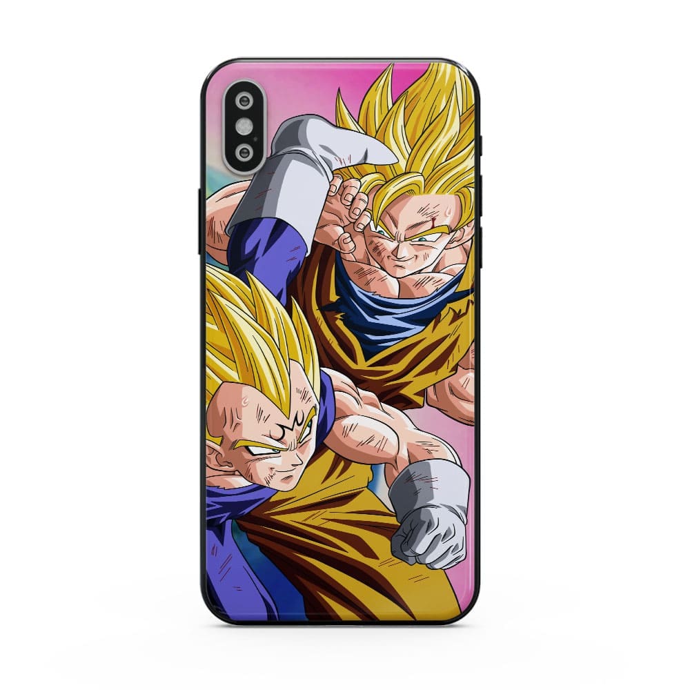 Coques Dragon Ball Z Goku vs Vegeta SSJ en livraison gratu…